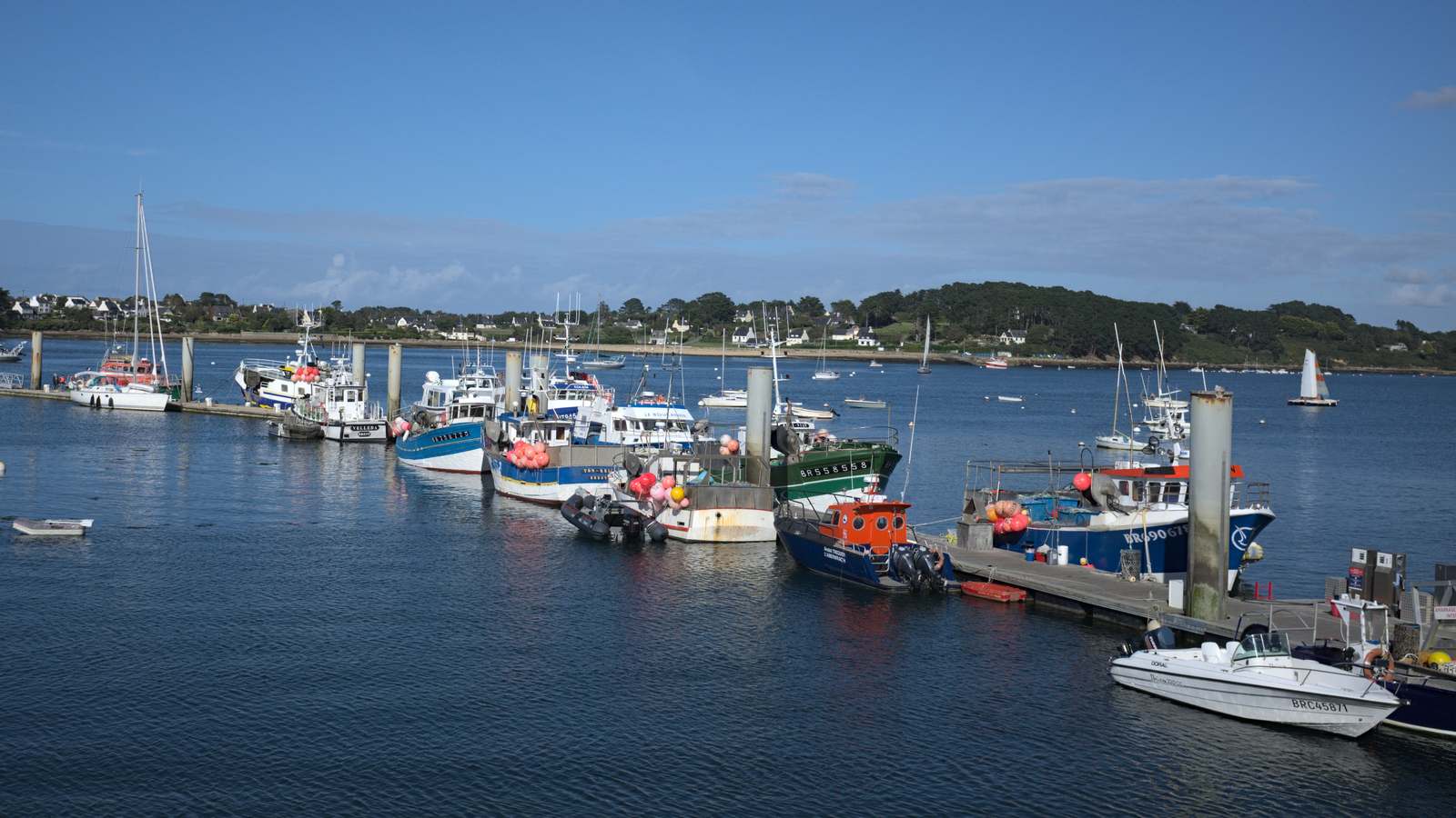 Vue du Port de l'Aber Wrac'h