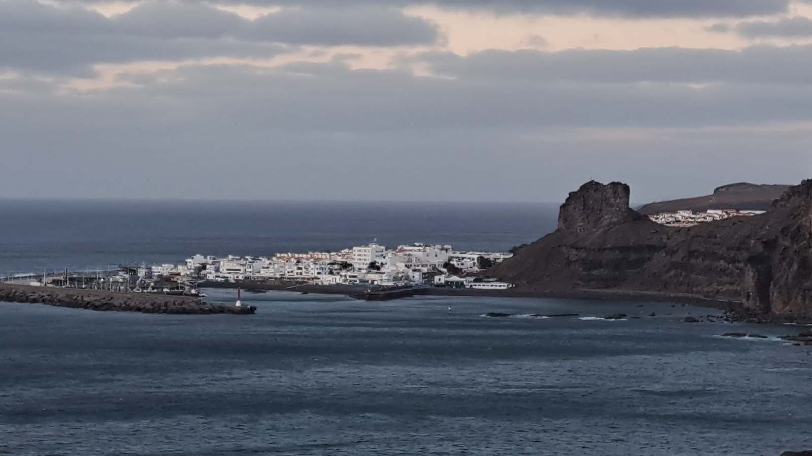 Vista de Puerto de Las Nieves (Agaete)