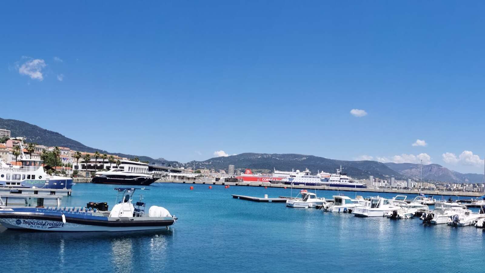 Vue du Port Charles Ornano