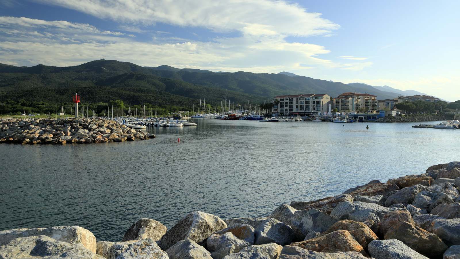 Vue du Port d'Argelès sur Mer