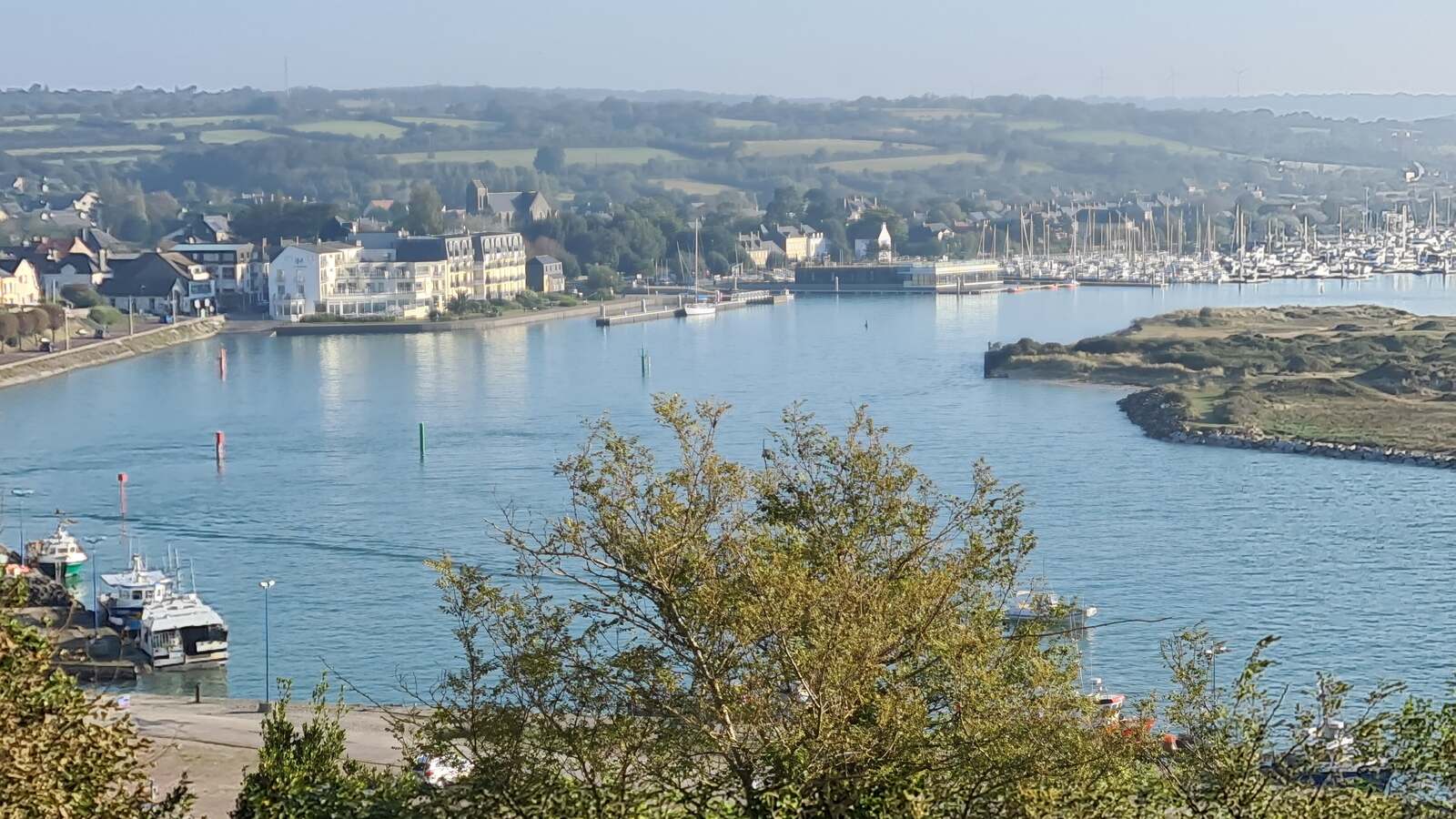 Vue du Port de Barneville Carteret
