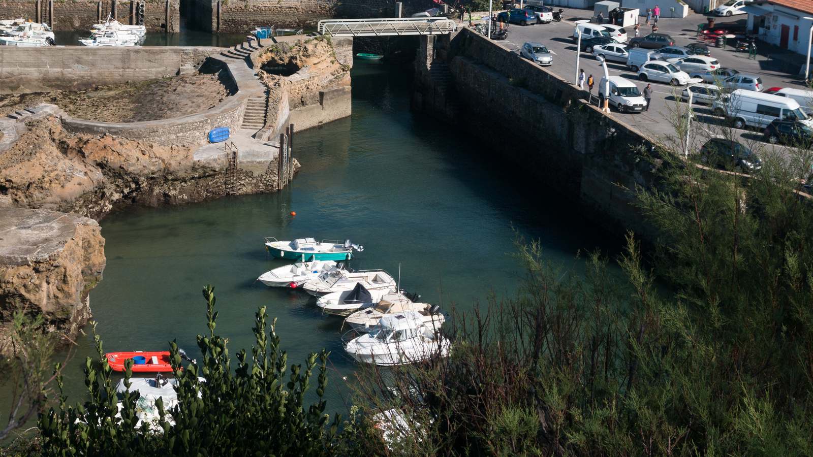 Vue du Port des Pêcheurs de Biarritz