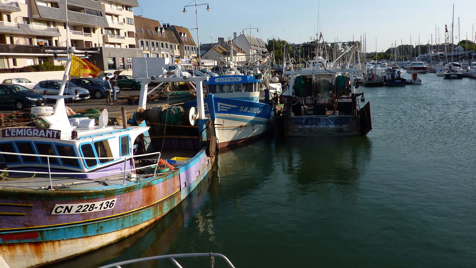 Vue du Port de Courseulles sur Mer