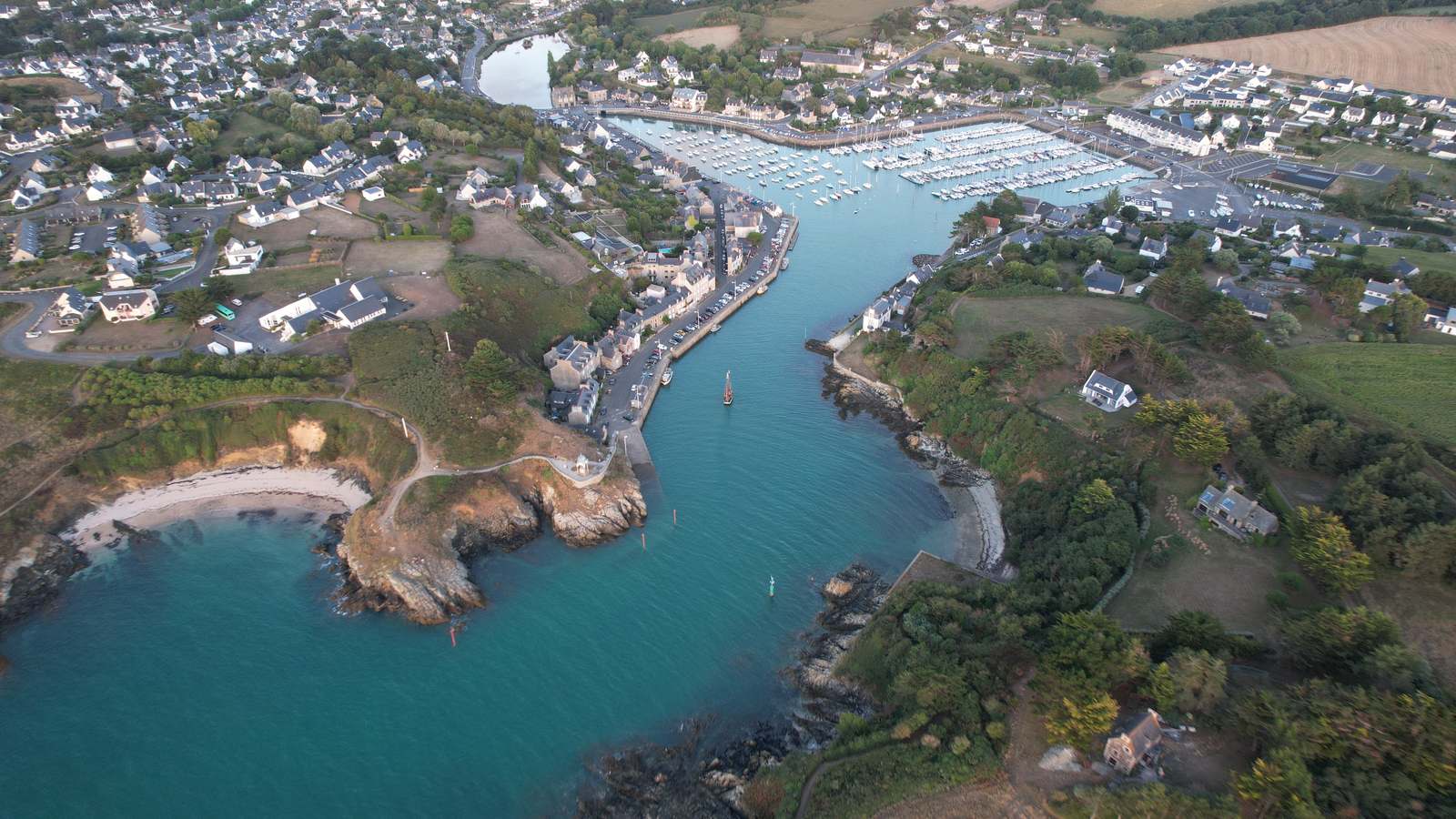 Vue du Port de Dahouët