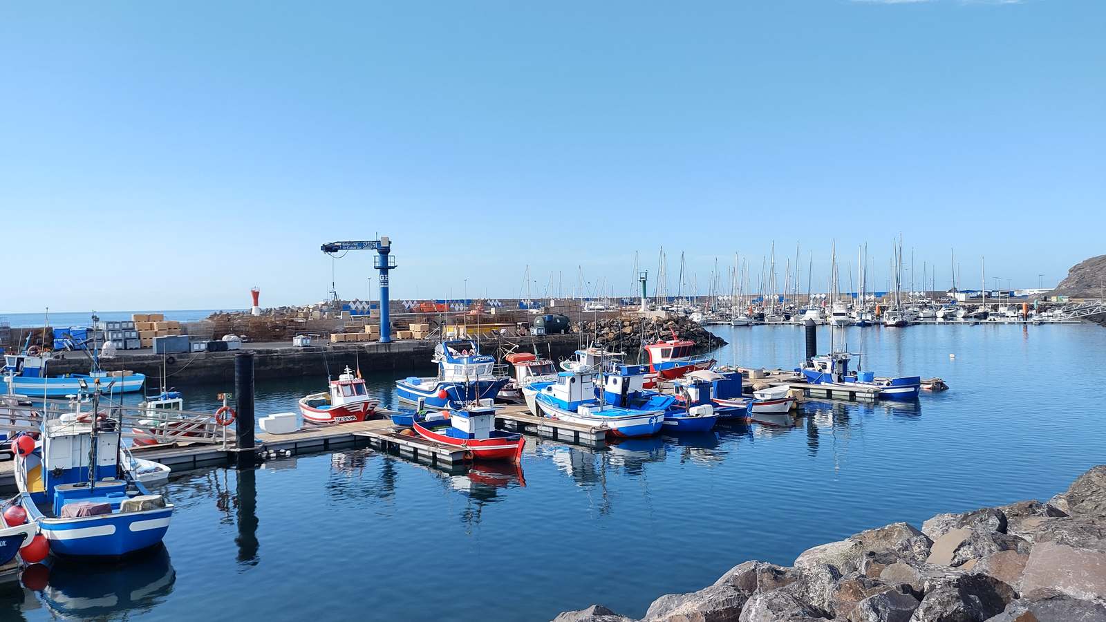 Vista de Puerto de Gran Tarajal