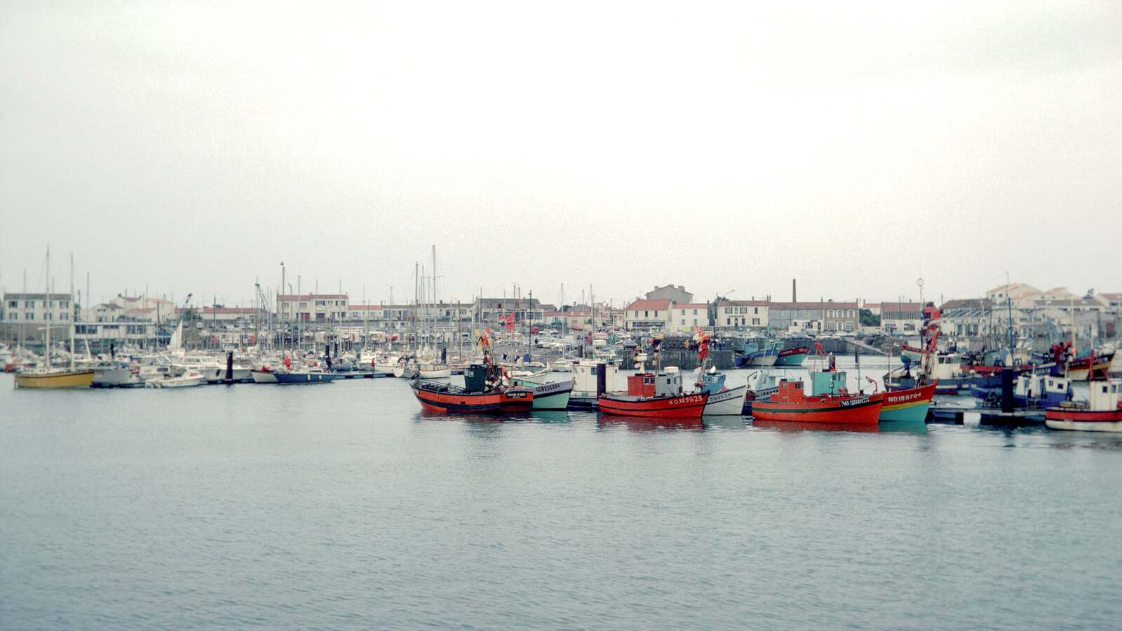 Vue du Port de l'Herbaudière