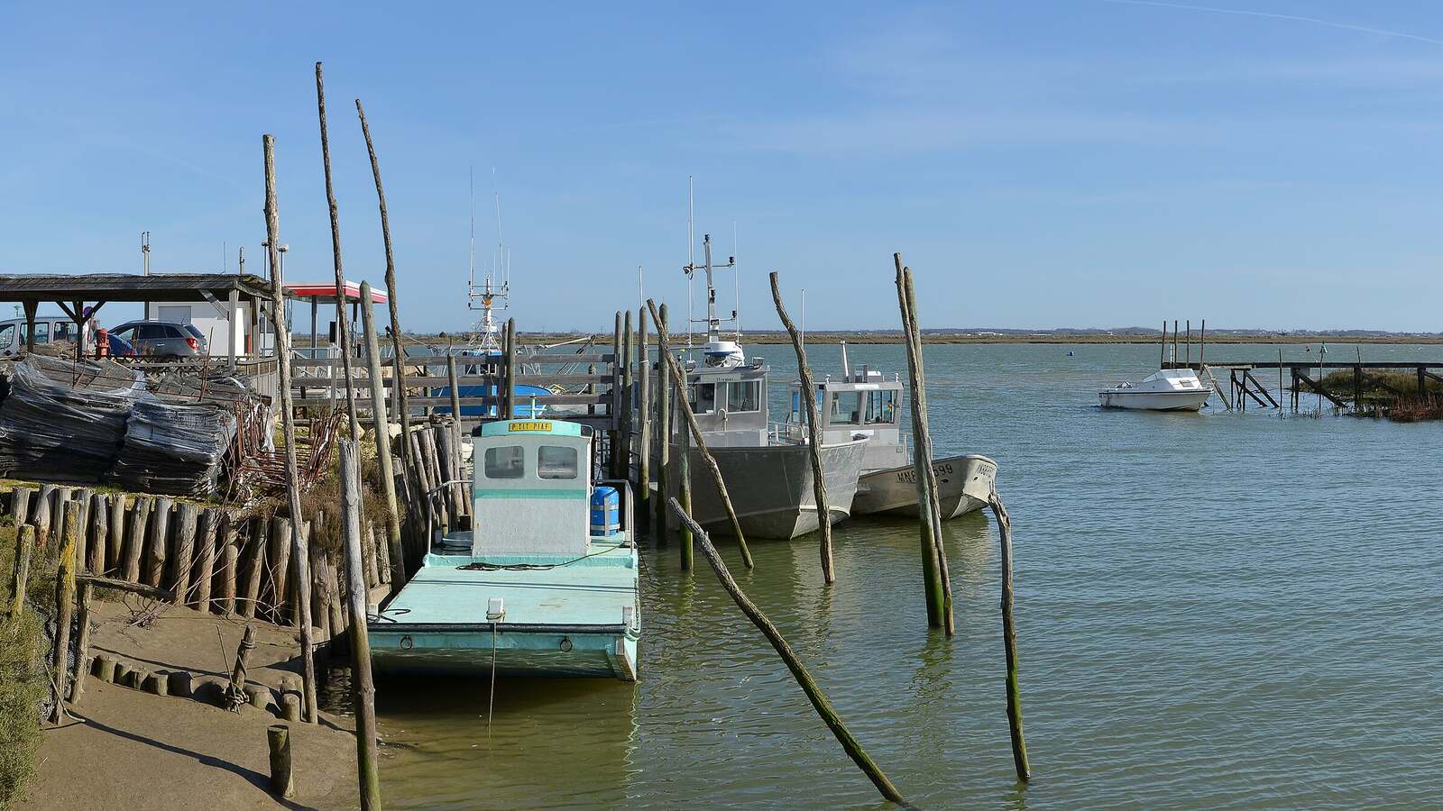Vue du Port de La Tremblade