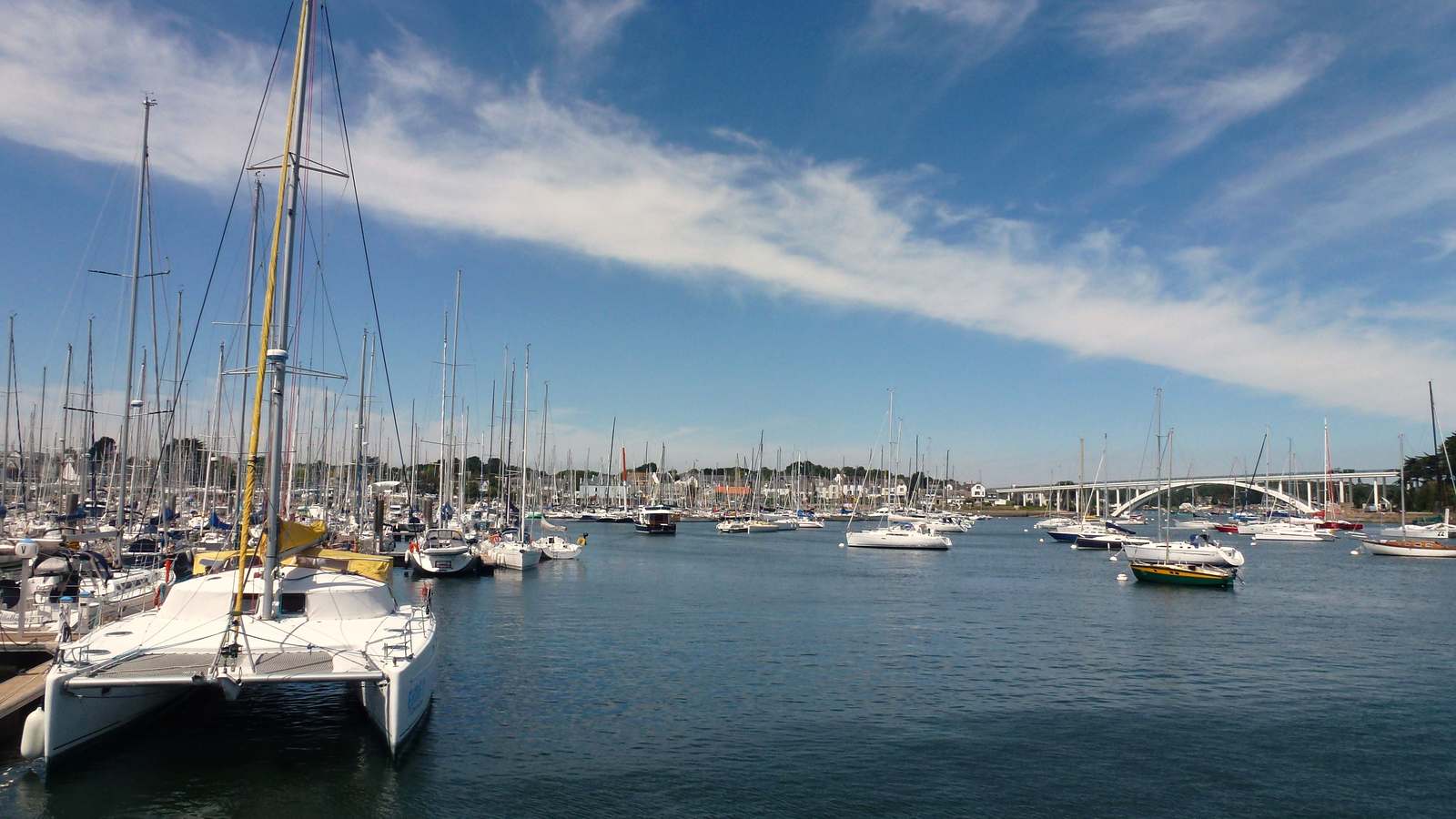Vue du Port de La Trinité sur Mer