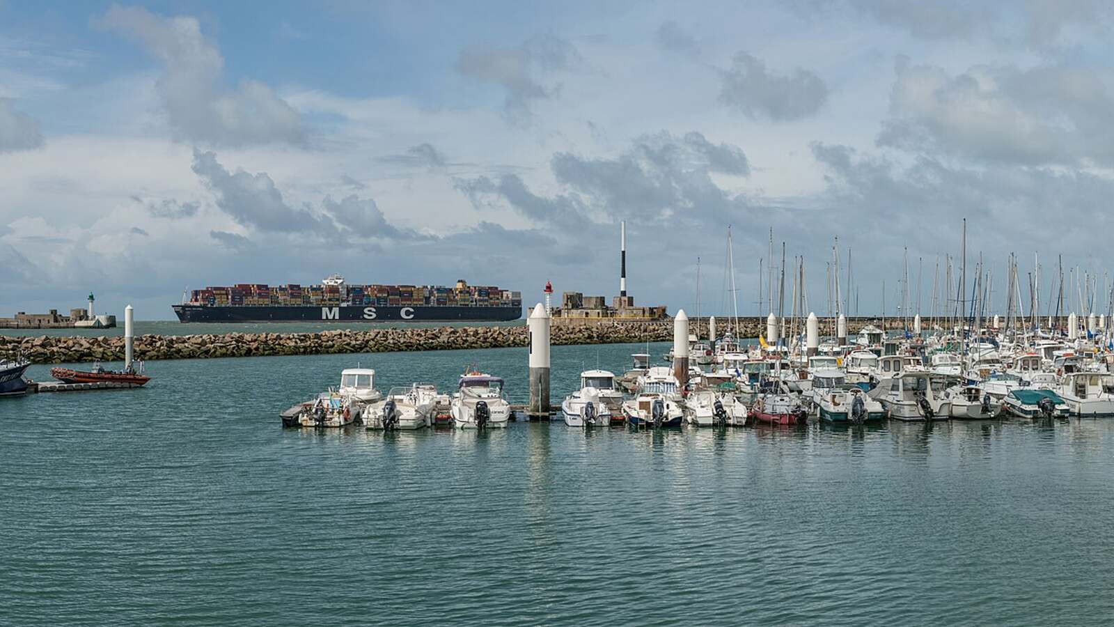 Vue du Port de Plaisance du Havre