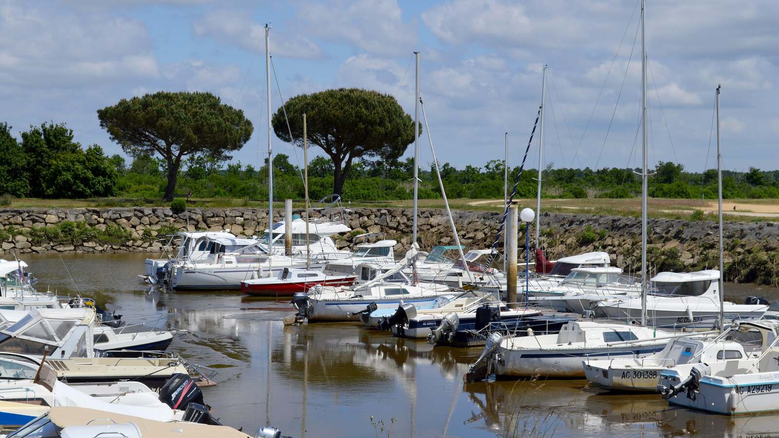 Vue du Port du Teich