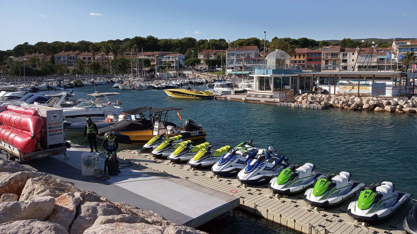 Vue du Port des Lecques