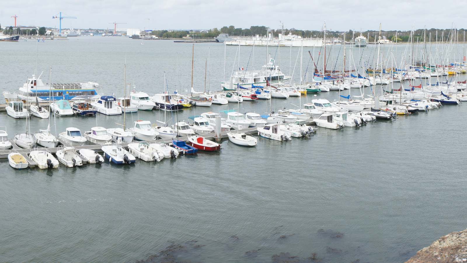 Vue du Port de Sainte-Catherine