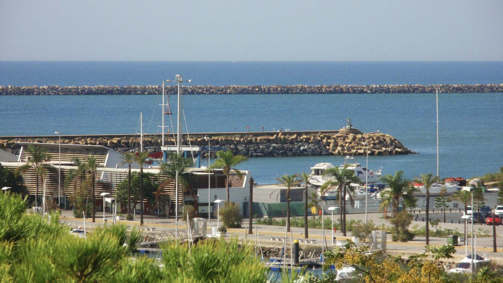 Vista de Puerto Deportivo de Mazagón