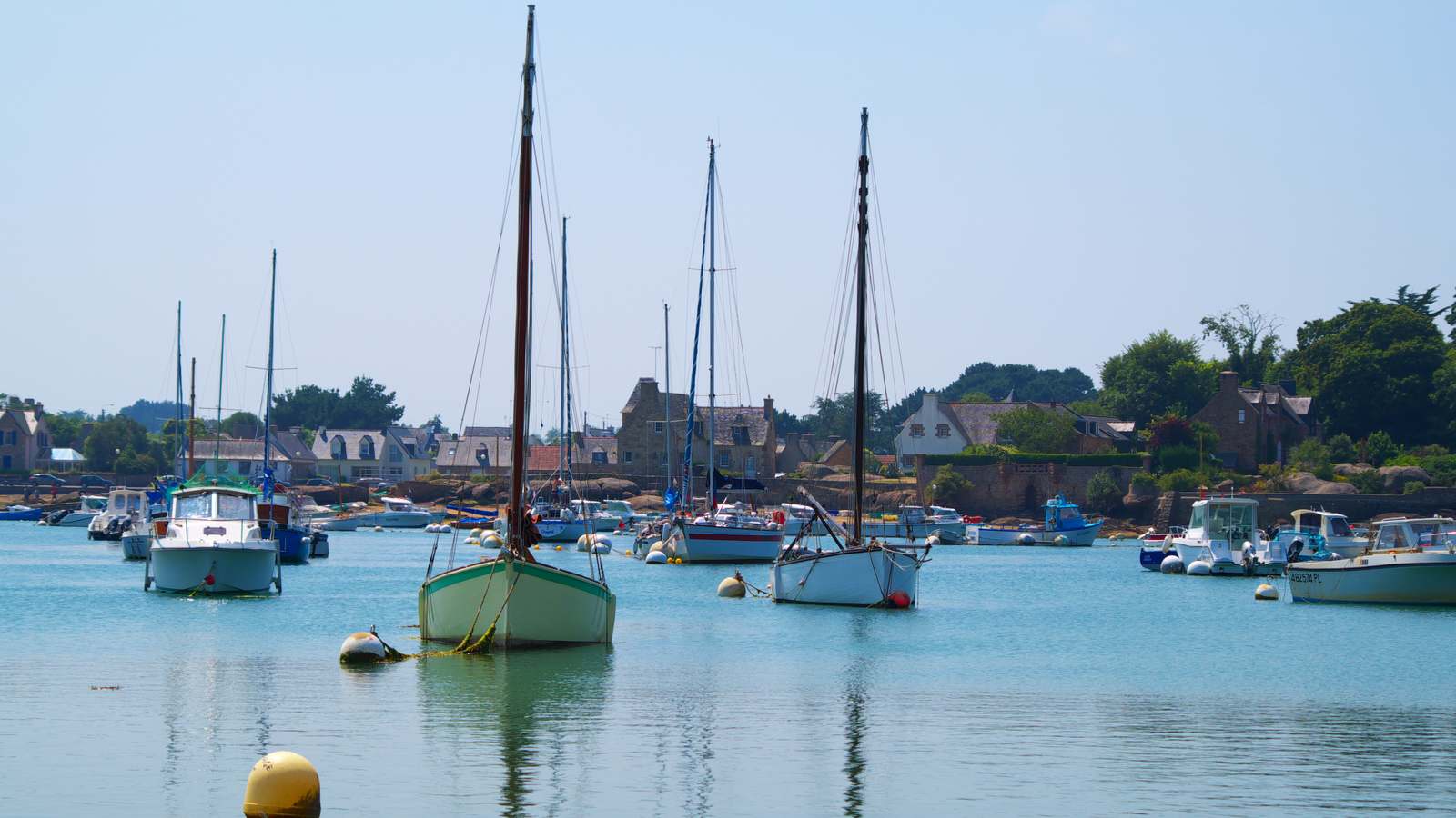 Vue du Port de Perros Guirec