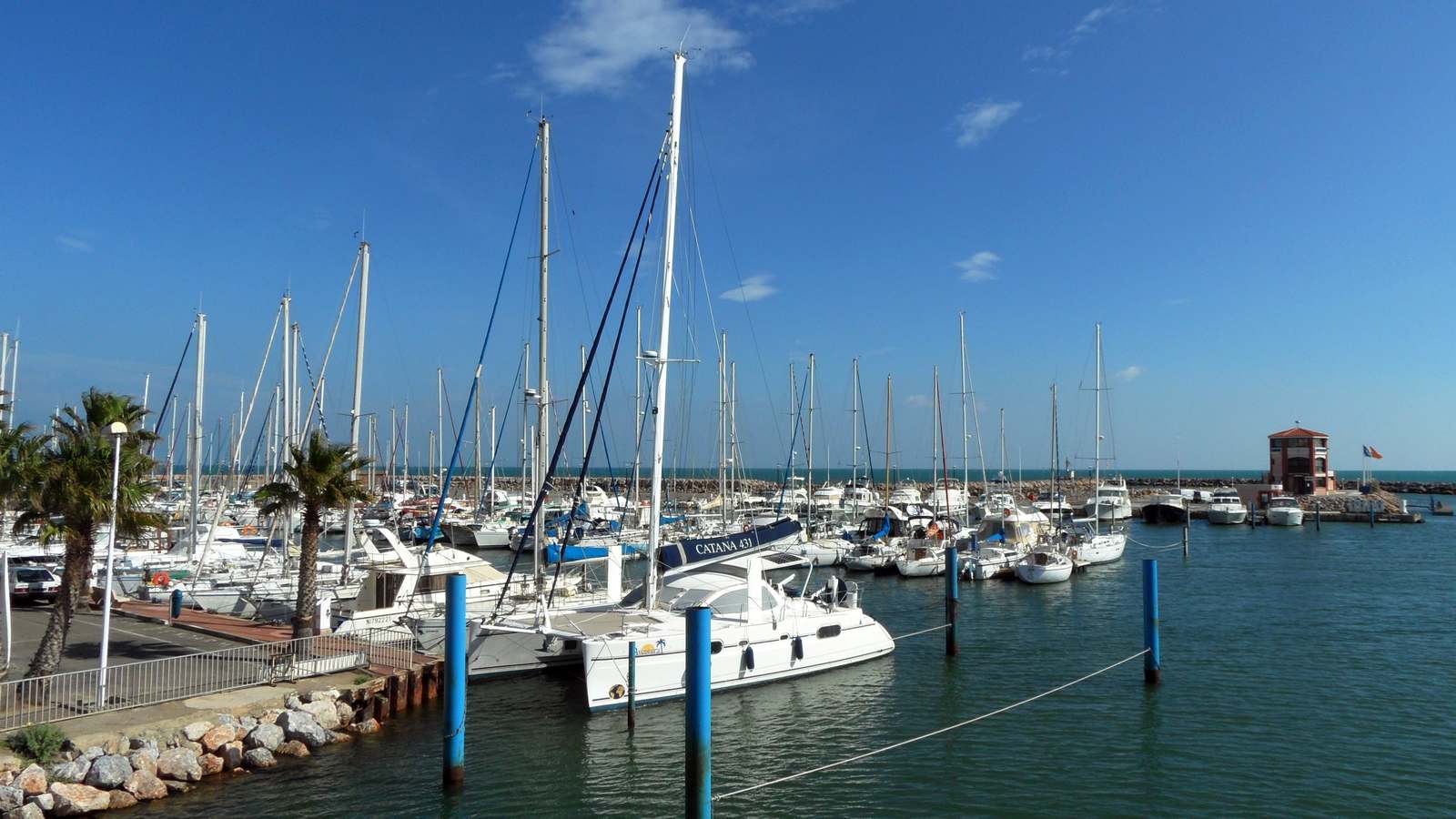 Vue du Port de Port Barcarès