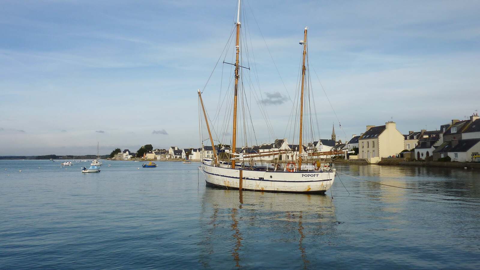 Vue du Port de l'Île-Tudy