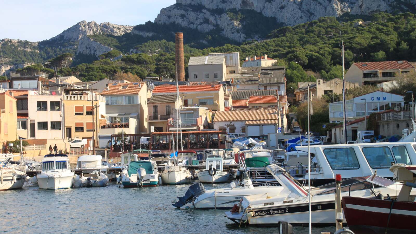 Vue du Port de la Madrague