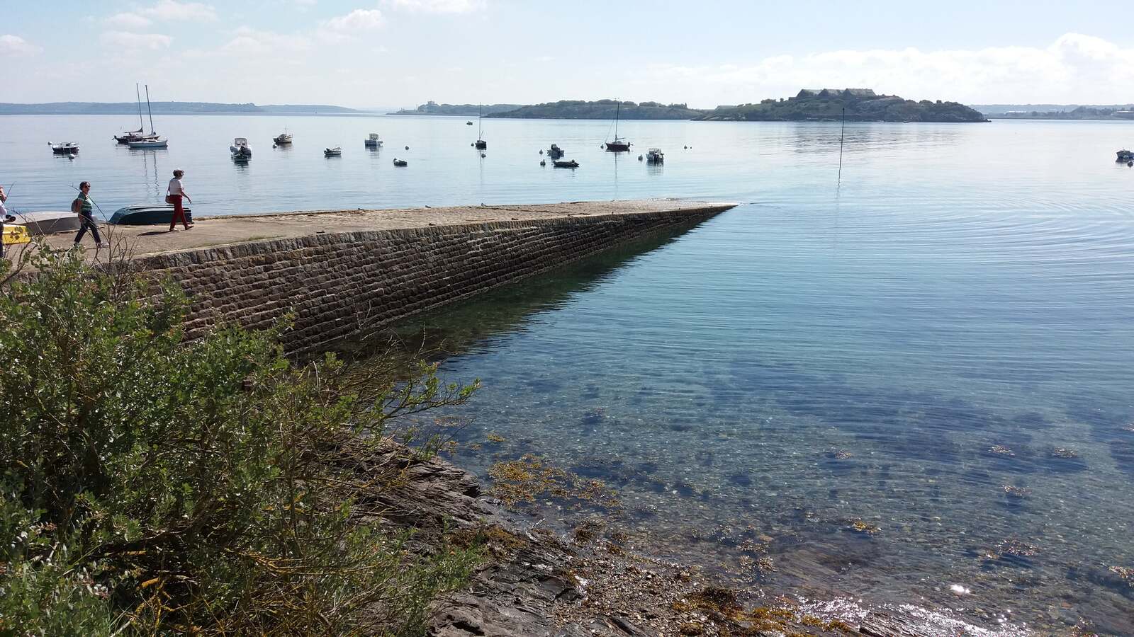 Vue du Port de Roscanvel