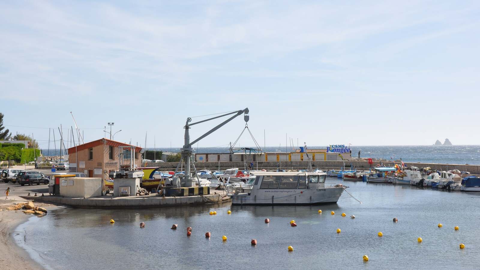 Vue du Port de Saint-Elme