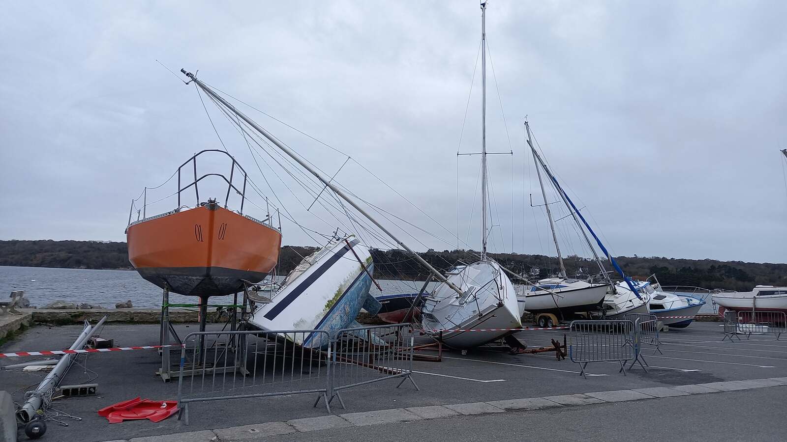 Vue du Port du Fret