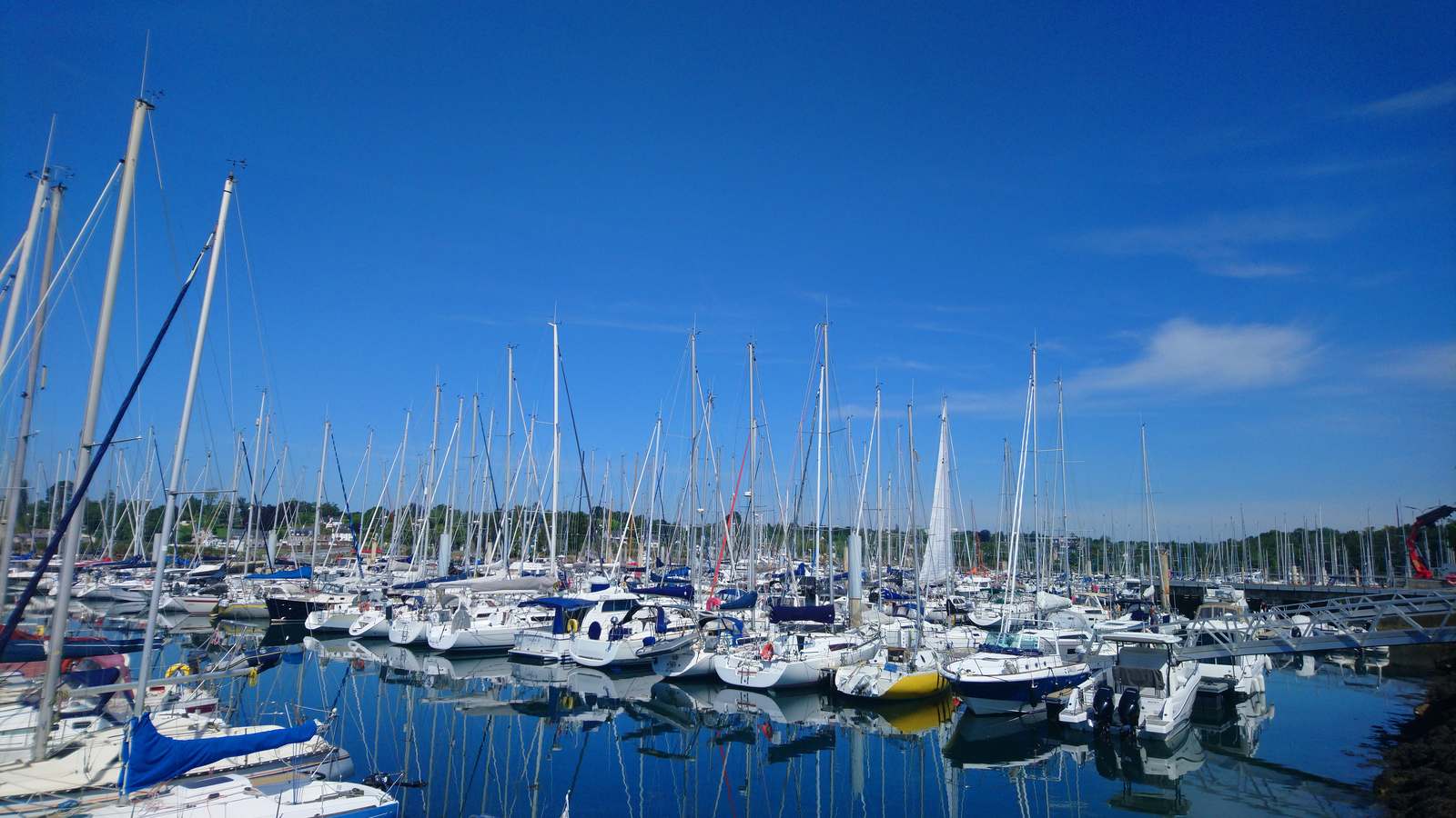Vue du Port la Forêt