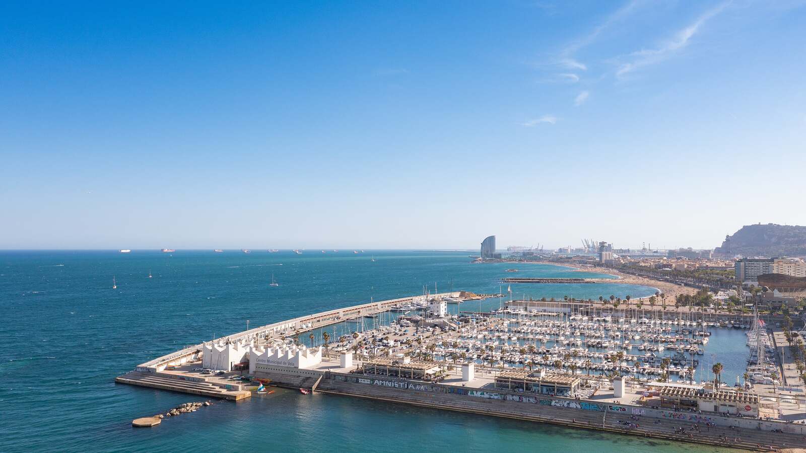 Vista de Port Olímpic