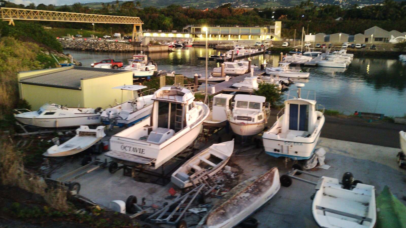 Vue du Port de Sainte-Marie