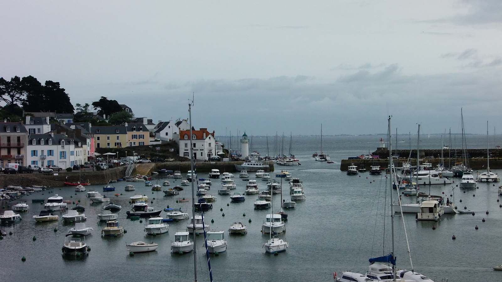 Vue du Port de Sauzon