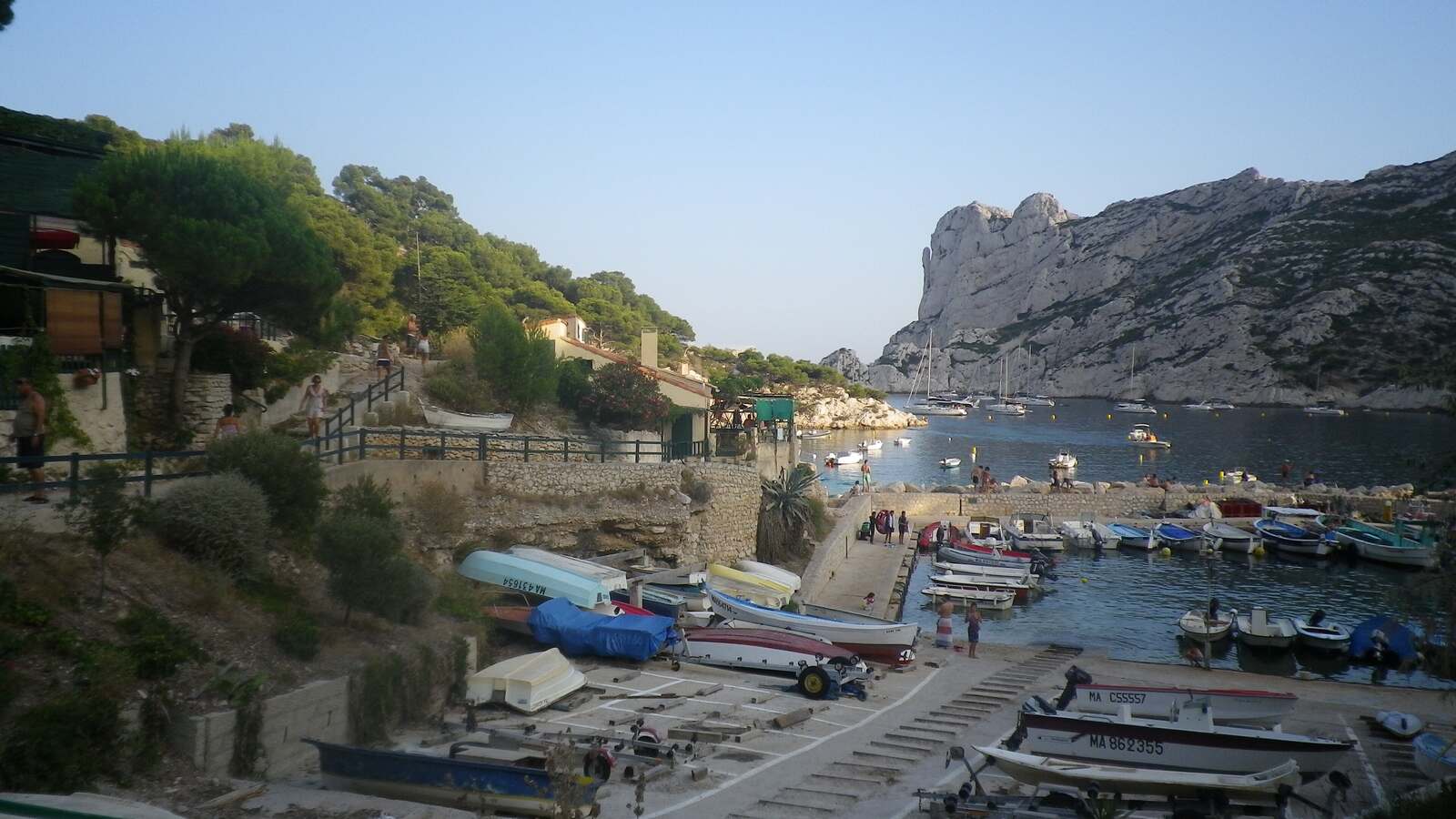 Vue du Port de Sormiou
