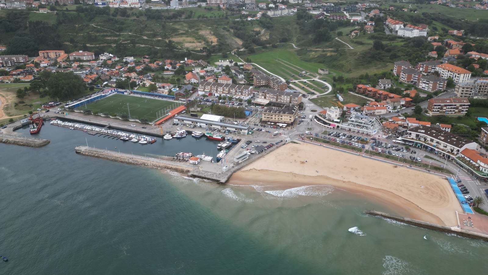 Vista de Puerto de Suances