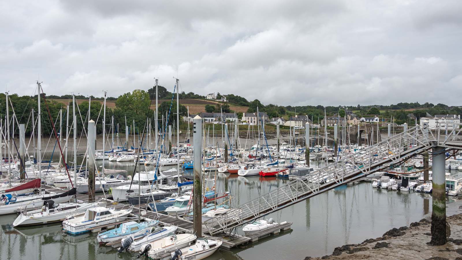 Vue du Port de Tréguier